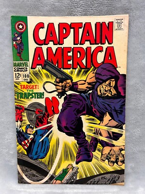 Captain America #108 Marvel 1968 Vintage Silver Age Comic
