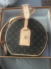 Louis Vuitton Boite Chapeau Small Shoulder Bag Brown Leather