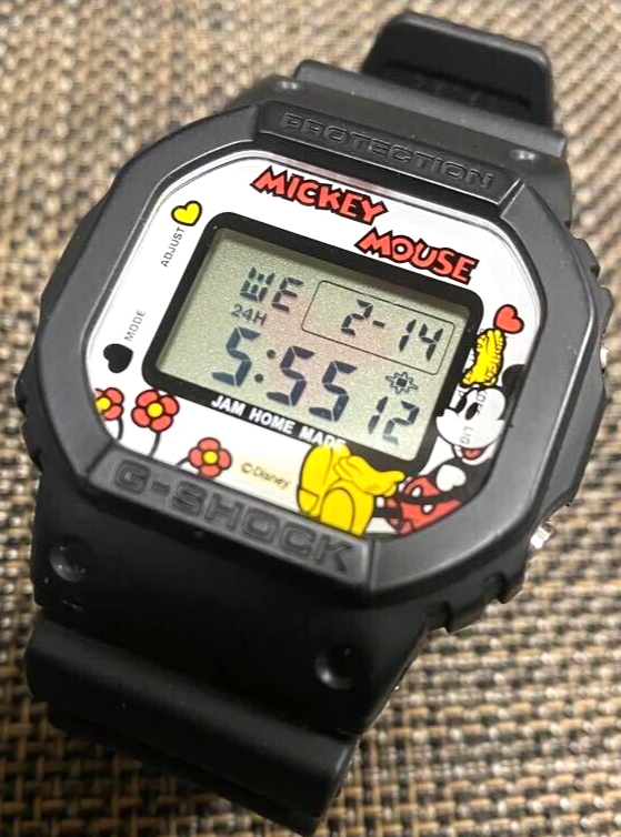 CASIO G-SHOCK DW5600VT Disney Mickey Mouse Jam Homemade Collab