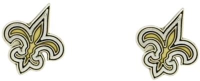 New Orleans Saints Post Stud Earrings NFL Team Logo Design