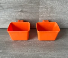 Step 2 Pro Play Workshop Utility Bench 2 REPLACEMENT Orange Tool Bins Work Shop