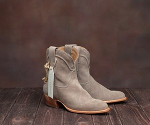 Tecovas-el Lucy para Mujer Western botín de ante gris 5B | eBay