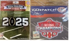 2024 2025 COLLEGE NATIONAL CHAMPIONSHIP PATCH SET OHIO STATE BUCKEYES CHAMPIONS