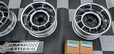 1986-87 Buick Grand National Wheelsrims Capsn.o.s Set 4x Gm Dealership Find