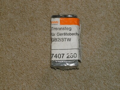 OBO-Bettermann 7407 280, Trennsteg f. Gerätebecher GB2/3TW, 1Pck=10St. neu+OVP
