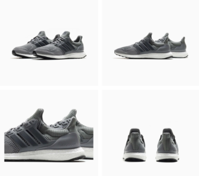 adidas gazelle silver green womens Adidas Ultraboost 1.0 "Wool Grey"  Beater Sneaker