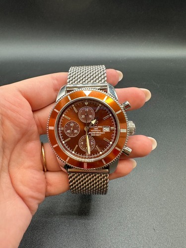 Breitling SuperOcean Heritage Chronograph Bronze 46mm Men's Watch - A13320