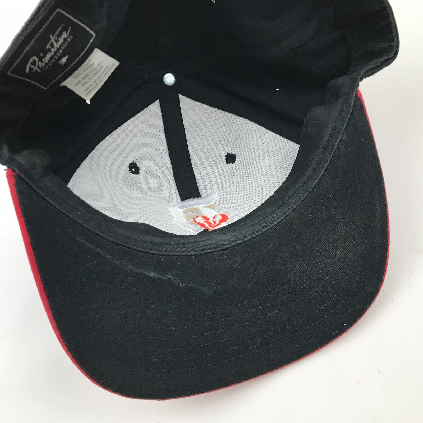 Primitive Hat Cap Snapback Black Red Embroidered … - image 5