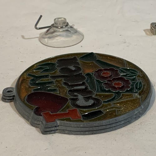 3X Lot I (Heart) LOVE MY GARDEN Suncatcher Stained Glass Ornaments Hangings - Picture 6 of 6