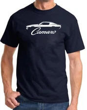 1970-73 Chevy Camaro Classic Outline Design Tshirt NEW COLORS