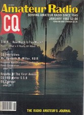 Amateur Radio Magazine January 1982 - ICOM IC-720 IC-730 Back Cover Ad