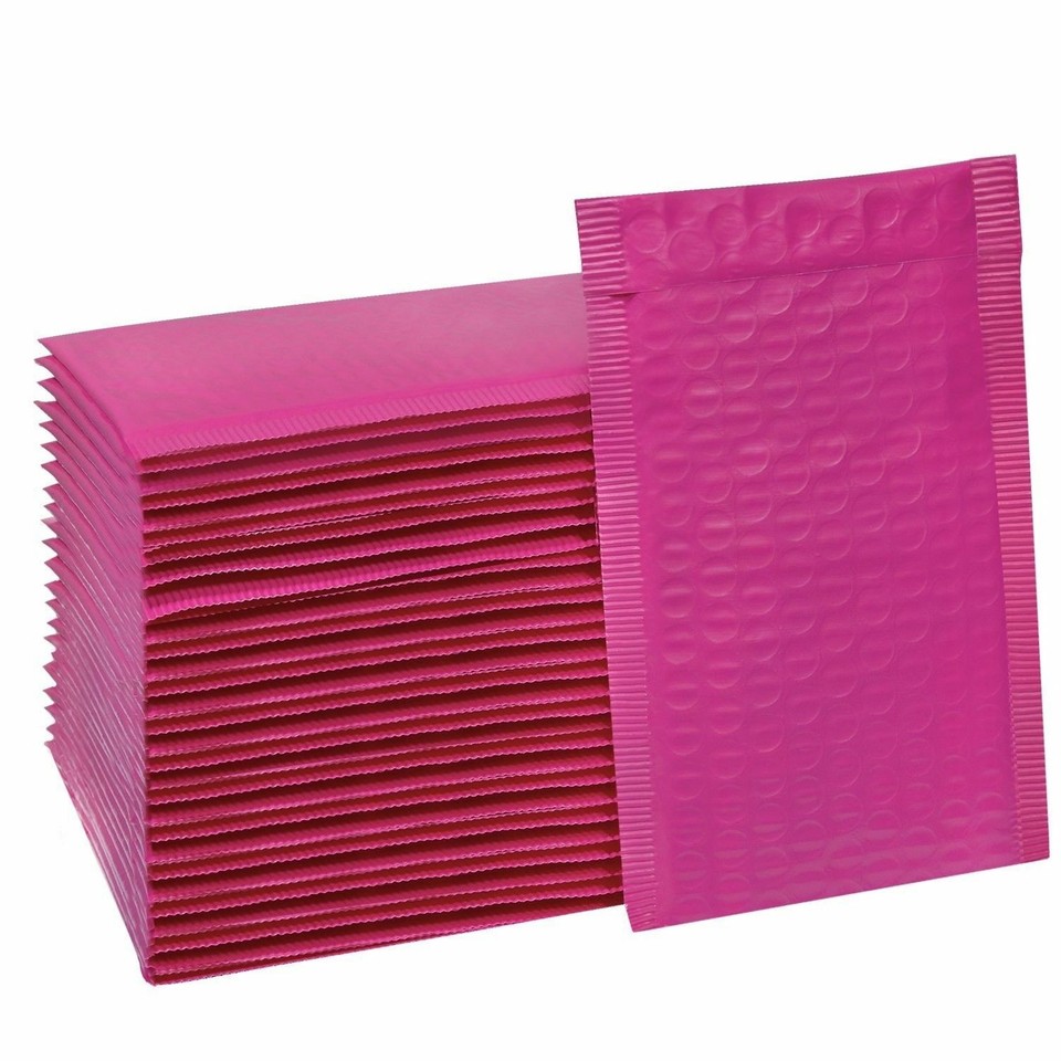 500 Count #0 Blue Poly Bubble Padded Envelopes - 6x10 Self-Sealing Mailers By ProLine
