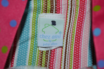 Robe D'anniversaire Fille Chez Ami Patsy Aiken - Taille 4 - Jaune Pâle Et Blanc - Coton