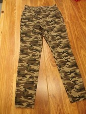 NOBO CAMO PANTS Size 11 Jrs High Rise Camouflage Skinny Stretch Womens