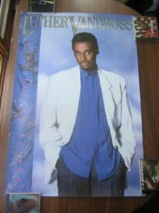 Luther Vandross 1986 Give Me The Reason Promo Poster Marcus Miller
