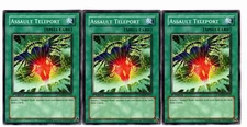 Yugioh- 3X Assault Teleport - Common - 1st Edition - CRMS-EN052 - Light Play