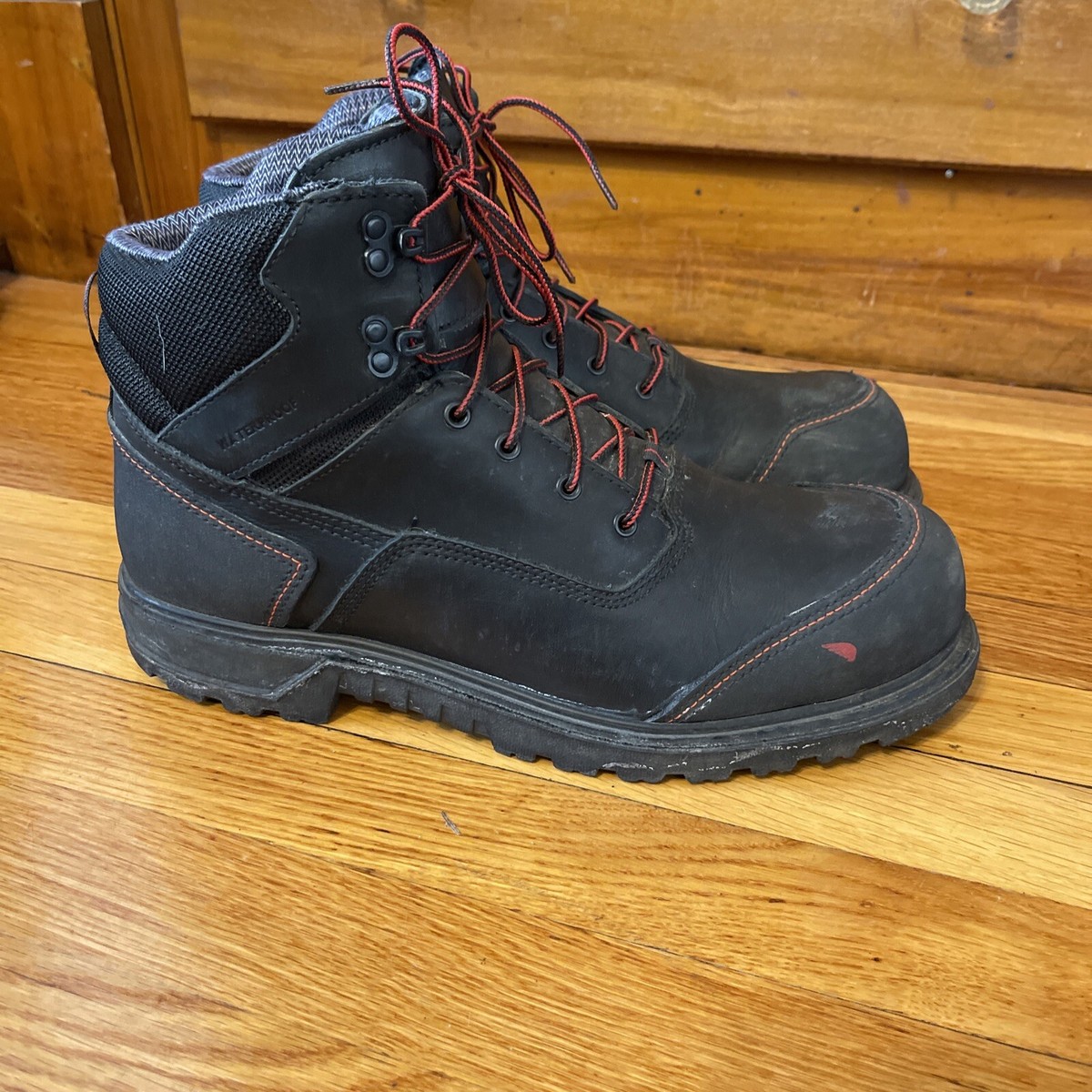 Red Wing 2400 BRNR XP 6-inch Black Safety Toe Boot Waterproof