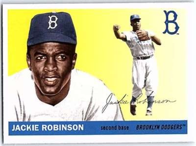 2020 Topps Archives #25 Jackie Robinson Brooklyn Dodgers Baseball