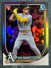 Max Muncy Oakland Athletics RC Bowman Chrome Topps 2025