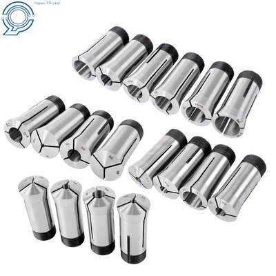 Complete 5C Collet Collection 18Pcs 16ths Graduation 0006 TIR Guaranteed