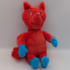 Dr Seuss Fox in Socks Plush Kohls Cares Red Stuffed Animal Blue Socks 15 Inch