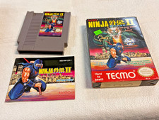 Ninja Gaiden II Dark Sword of Choas NES Nintendo Game Cartridge w Box & Booklet