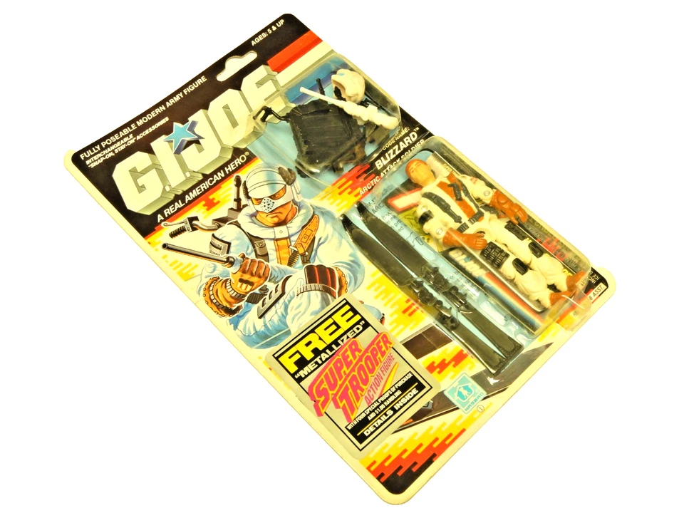NUEVO EN CAJA Sellado 1987 Hasbro GI Joe Blizzard Arctic Attack Soldier Foto 2 de 4