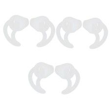 3 Pairs Silicone Earplugs Acoustic Tube Earpiece Fin Earbud Ear Mold Silicone...