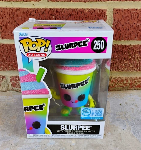 Funko Pop! Ad Icons Slurpee 7 Eleven Exclusive Vinyl Figure #250 Tye-dye Diamond