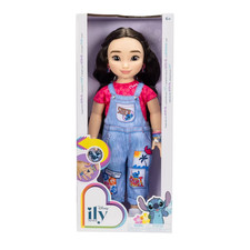 Disney ILY 4EVER Stitch Inspired 18  Doll Dark Brown Hair/Brown Eyes in Hand