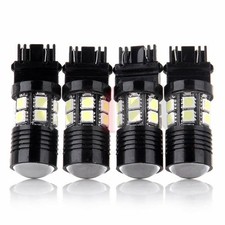X2 Pairs T20 7440 7443 Led White Fit Rear Turn Signal Light Bulbs Lamp W624