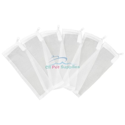 AQUANEAT Aquarium Filter Media Bags Fish Tank Extra Fine 100 Micron Mesh Bags