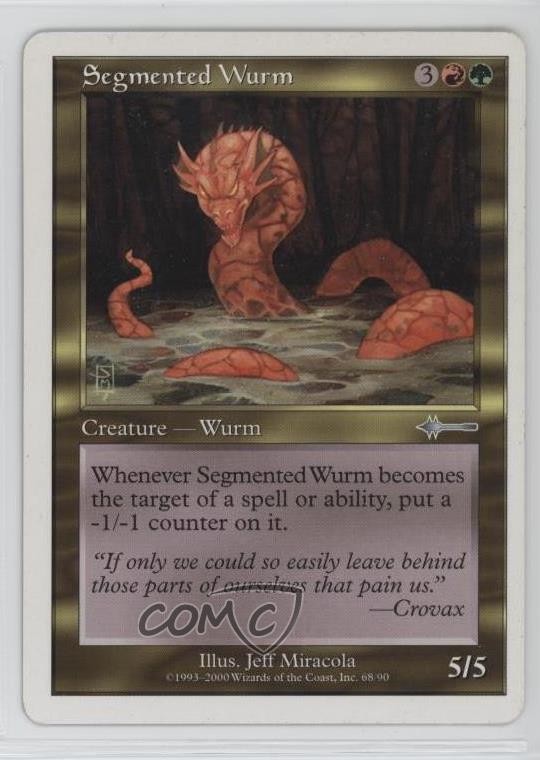 Segmented Wurm White Border Magic: Beatdown Box Set #68 2000