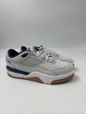 Jordan Flight Court Neutral Grey/Midnight Navy HF3333-004 Youth Size 6