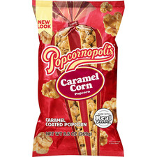 9.5 Oz Bag, Caramel Flavored Indulgent Popcorn
