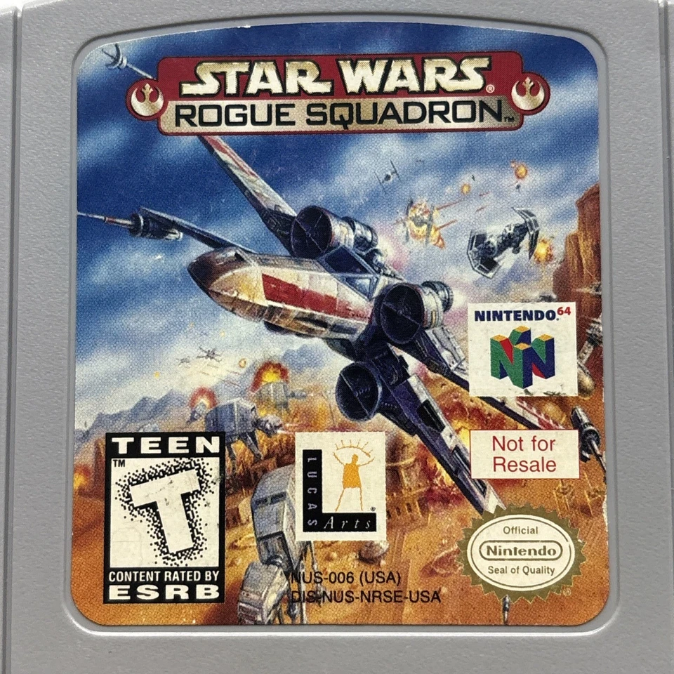 Star Wars Rogue Squadron NFR Not For Resale Nintendo 64 N64 Authentic Kiosk Demo - Image 2 of 4