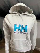 Helly Hansen Hoodie Womens SZ S Grey HH Logo ...