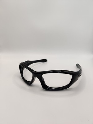Oakley Monster Dog Sonnenbrille RAHMEN - Polished Black + Case + Beutel, USA