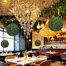 18.5IN dark Artificial Topiary Balls-2pcs/set