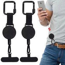 1 set Retractable Anti-Theft Phone Lanyard Holder Strap Mobile safety Tether