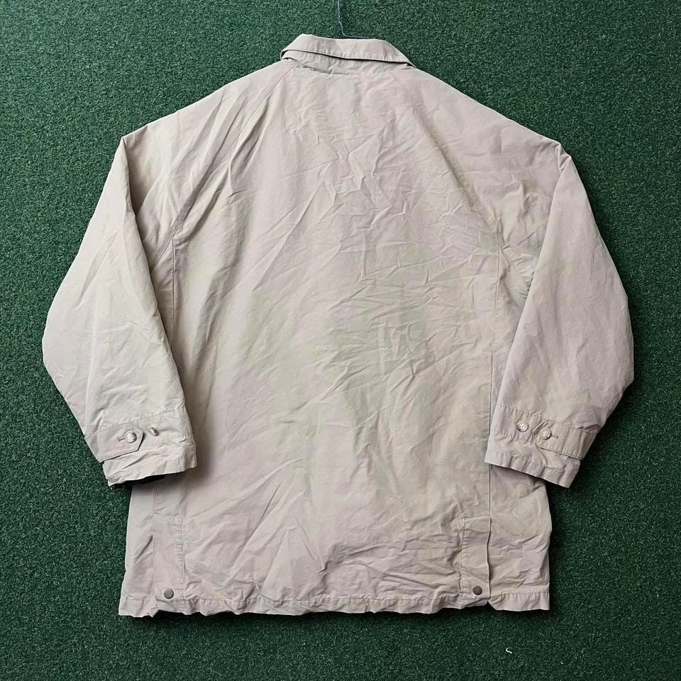 Chaqueta Polo Ralph Lauren Forrada de Lana Crema Cremallera Completa Tareas Foto 3 de 4