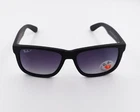 Ray-Ban RB4165 Justin Classic Rubber Black Frame Light Grey Polarized Lens 54mm