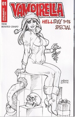 Vampirella Helliday Special Neuware Dynamite 2025 new 1:10 Variant Cover D