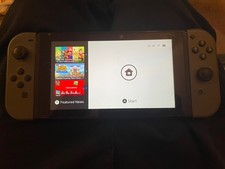 Nintendo Switch 32gb + Sd Card With Dock No Charger Small Mark On Screen