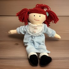 Eden Madeline Wearing Blue Nightgown 14  Plush Doll Redhead Pretend 1994