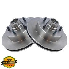 TRQ Front Vented Brake Rotors Set Chevy Astro GMC Safari 1990-2002