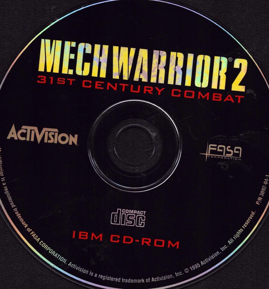 Mech Warrior 2 31st Century Combat Activision 1995 PC Vintage - Image 3 of 3