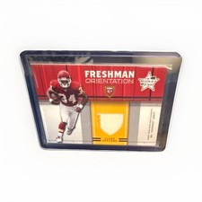  /25Freshman Orientation NFL Larry Johnson Event-Worn Jersey Card (9) Patches 