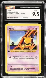 Abra 43/102 Base Set 1st Edition Shadowless Common