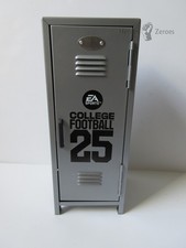 EA Sports College Football 25 Locker 11x4x4 Inches Gray Metal Working Door Nice